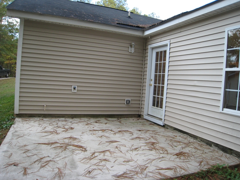 Back patio